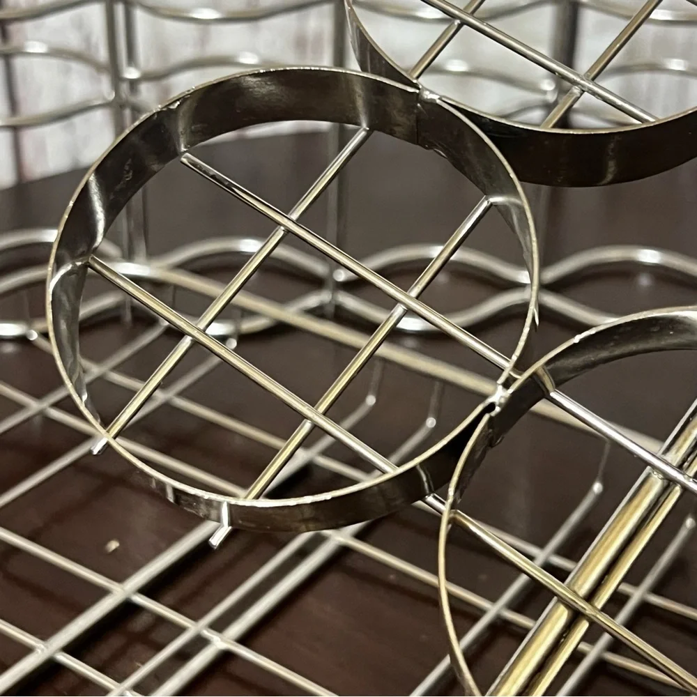 Sur La Table Stainless Steel BBQ Grill Baskets 9 burger sliders 4 corn on a cob